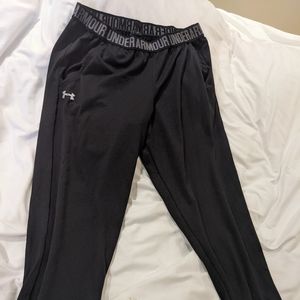 Under Armour | Pants u0026 Jumpsuits | Womens Under Armour Heatware Loose Fit  Capri Leggings Pants Black Size M | Poshmark